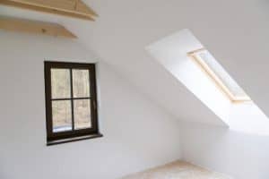 Rum med skrå vægge